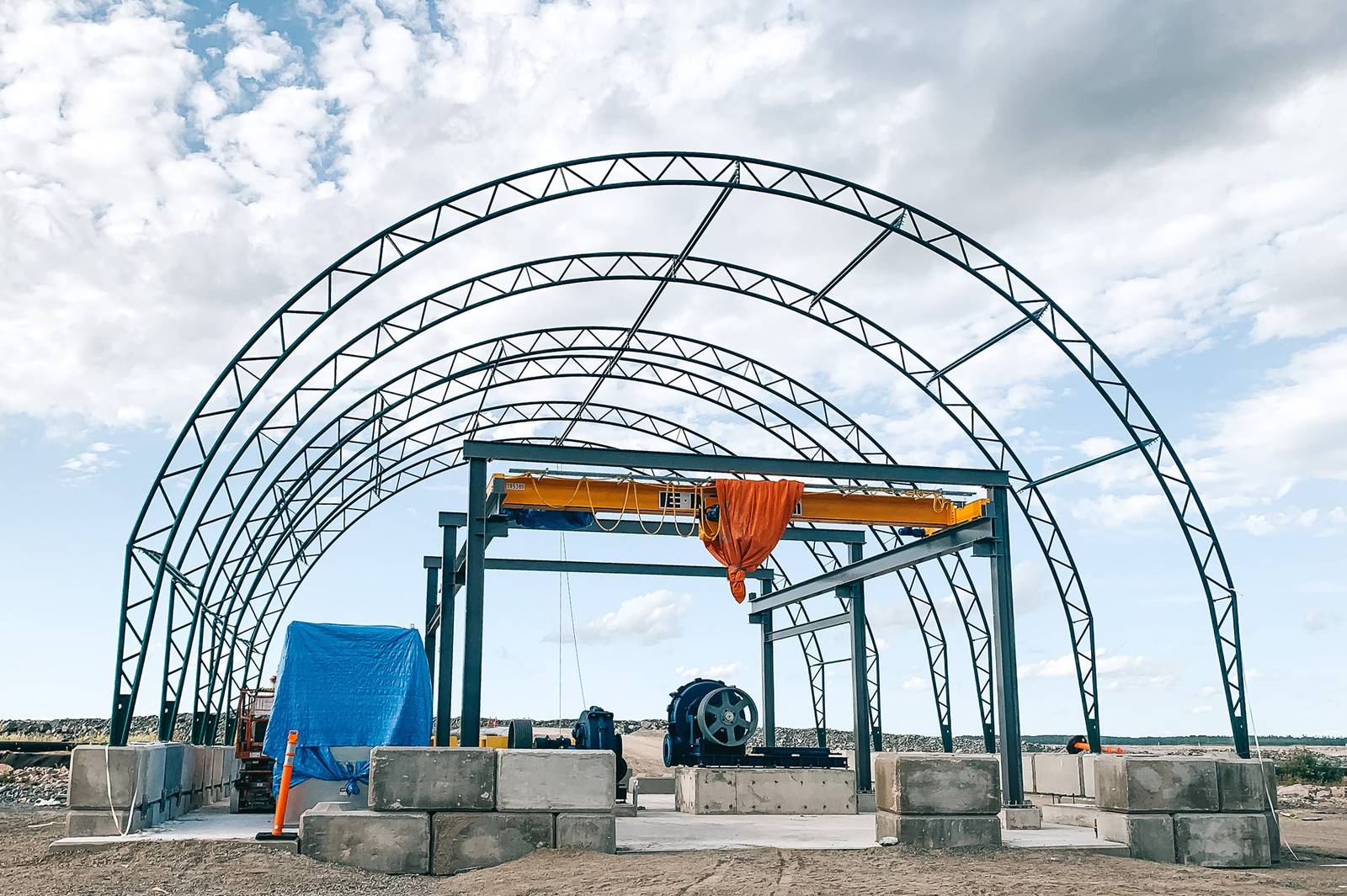 60m (200ft) x 85m Heavy Clear-Span Industrial Fabric Building (FB60)