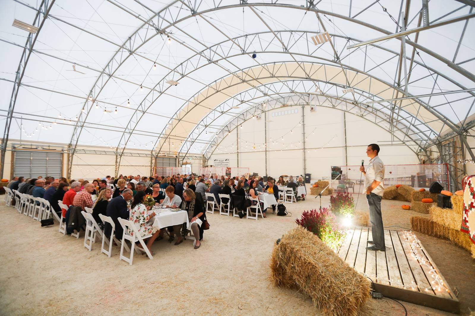 60m (200ft) x 130m Heavy Clear-Span Industrial Fabric Building (FB60)