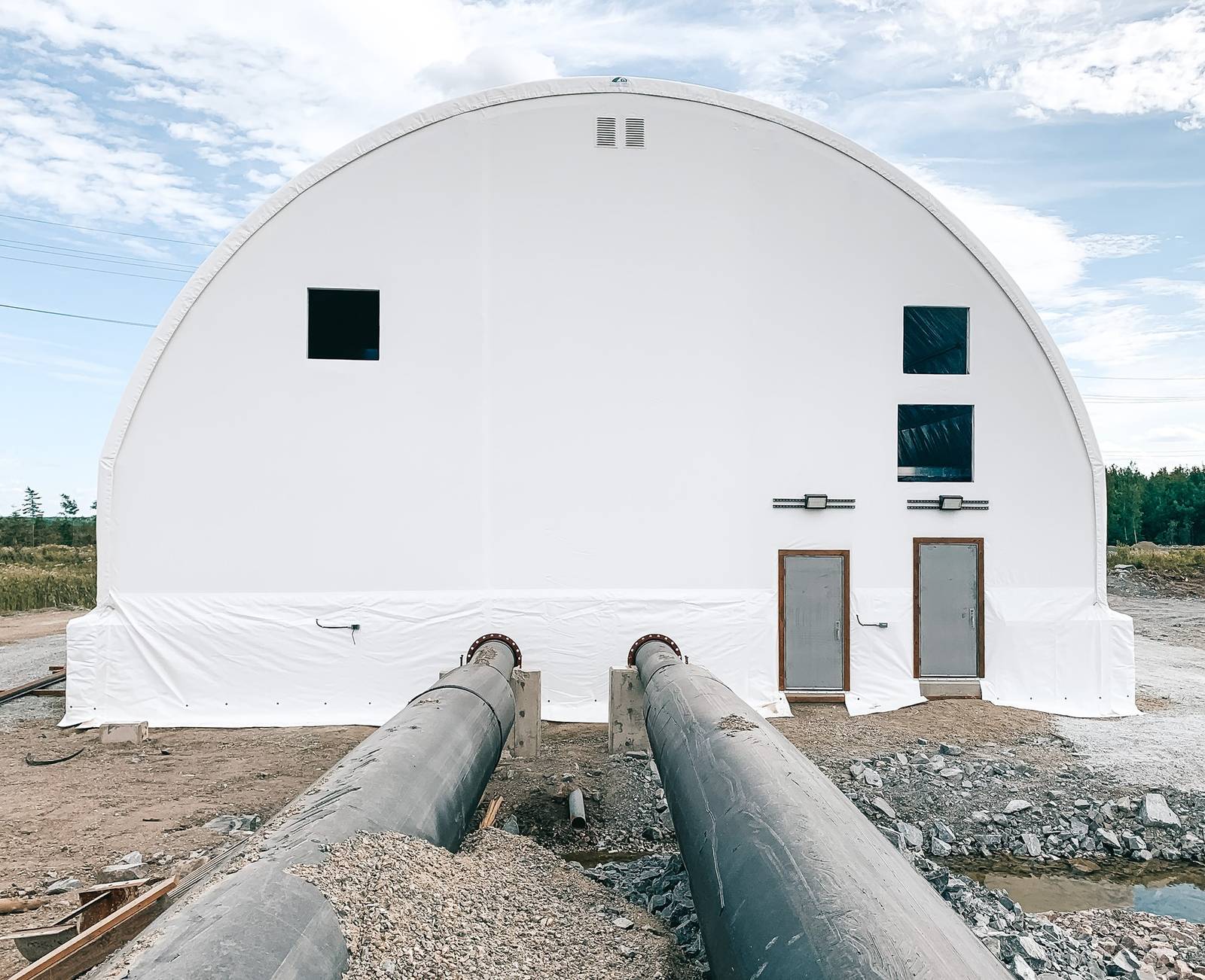 60m (200ft) x 200m Heavy Clear-Span Industrial Fabric Building (FB60)