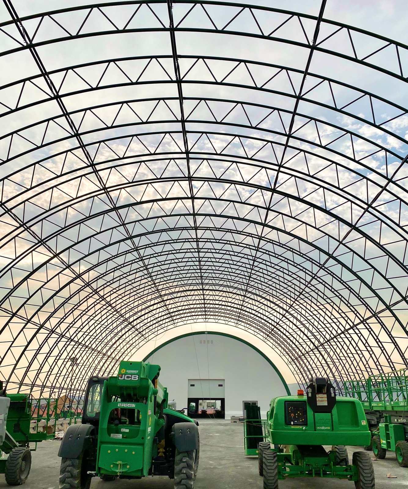 70m (230ft) x 25m Heavy Clear-Span Industrial Fabric Building (FB70)