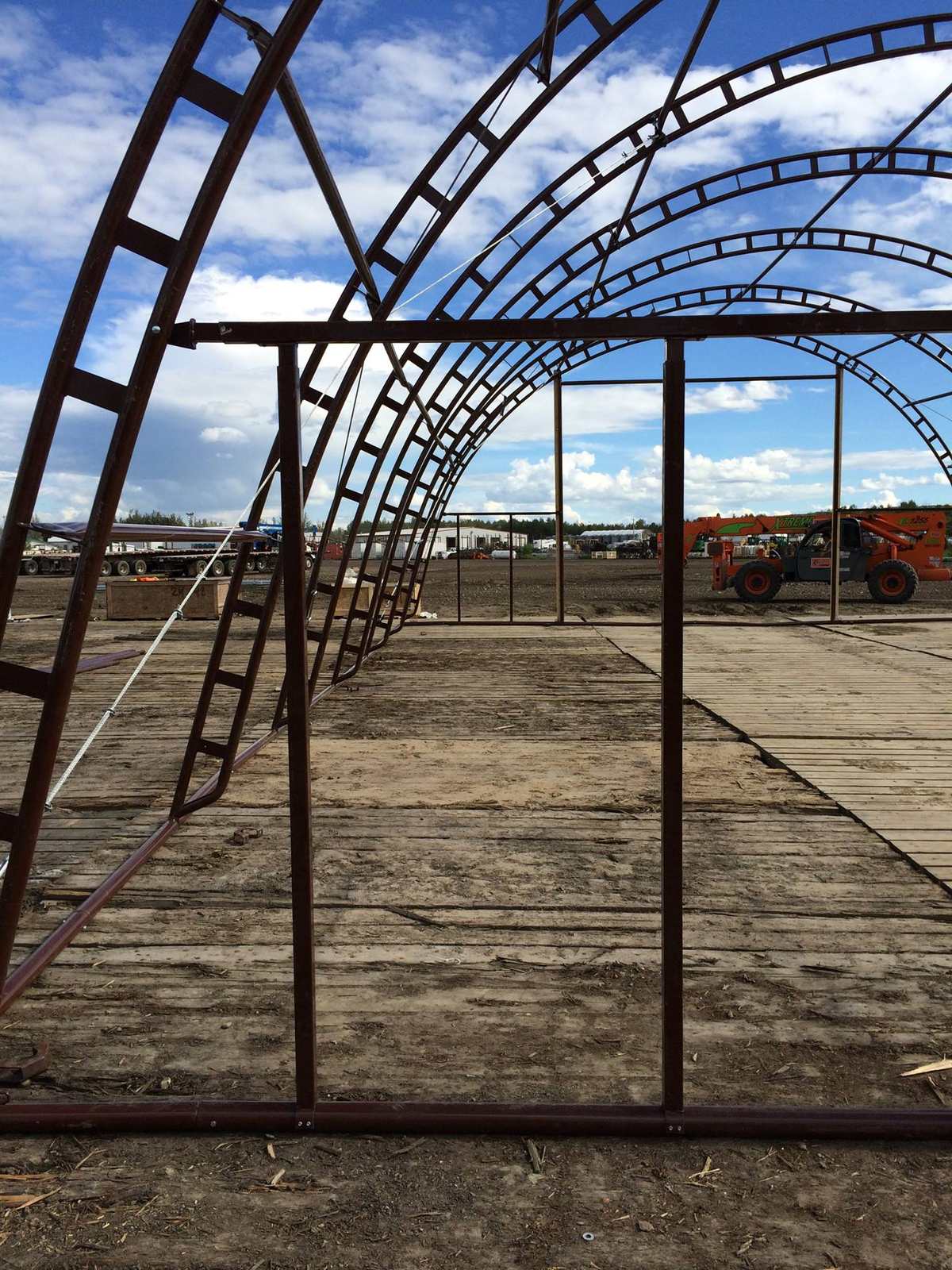 70m (230ft) x 70m Heavy Clear-Span Industrial Fabric Building (FB70)