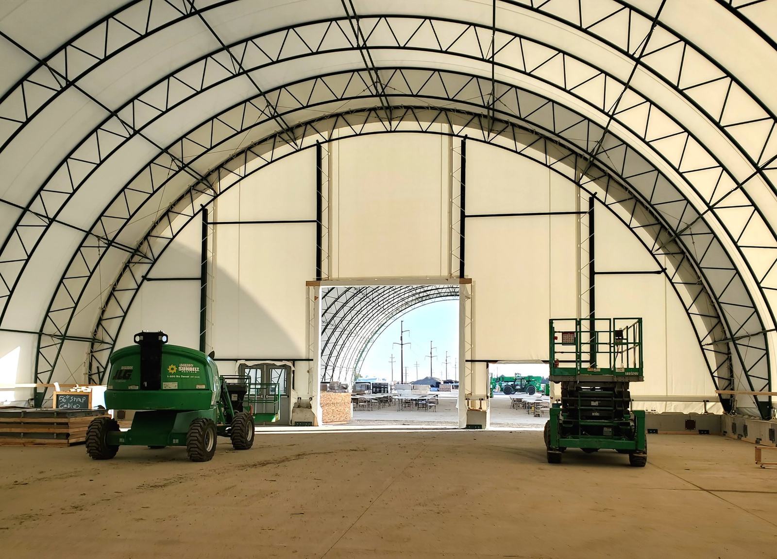 70m (230ft) x 100m Heavy Clear-Span Industrial Fabric Building (FB70)