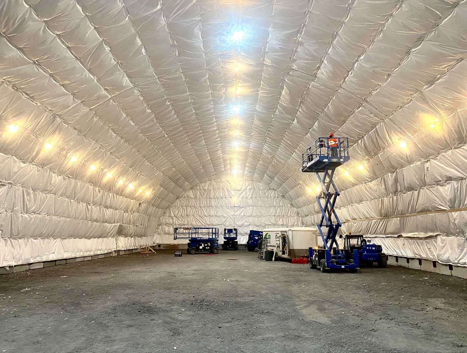 75m (246ft) x 85m Heavy Clear-Span Industrial Fabric Building (FB75)