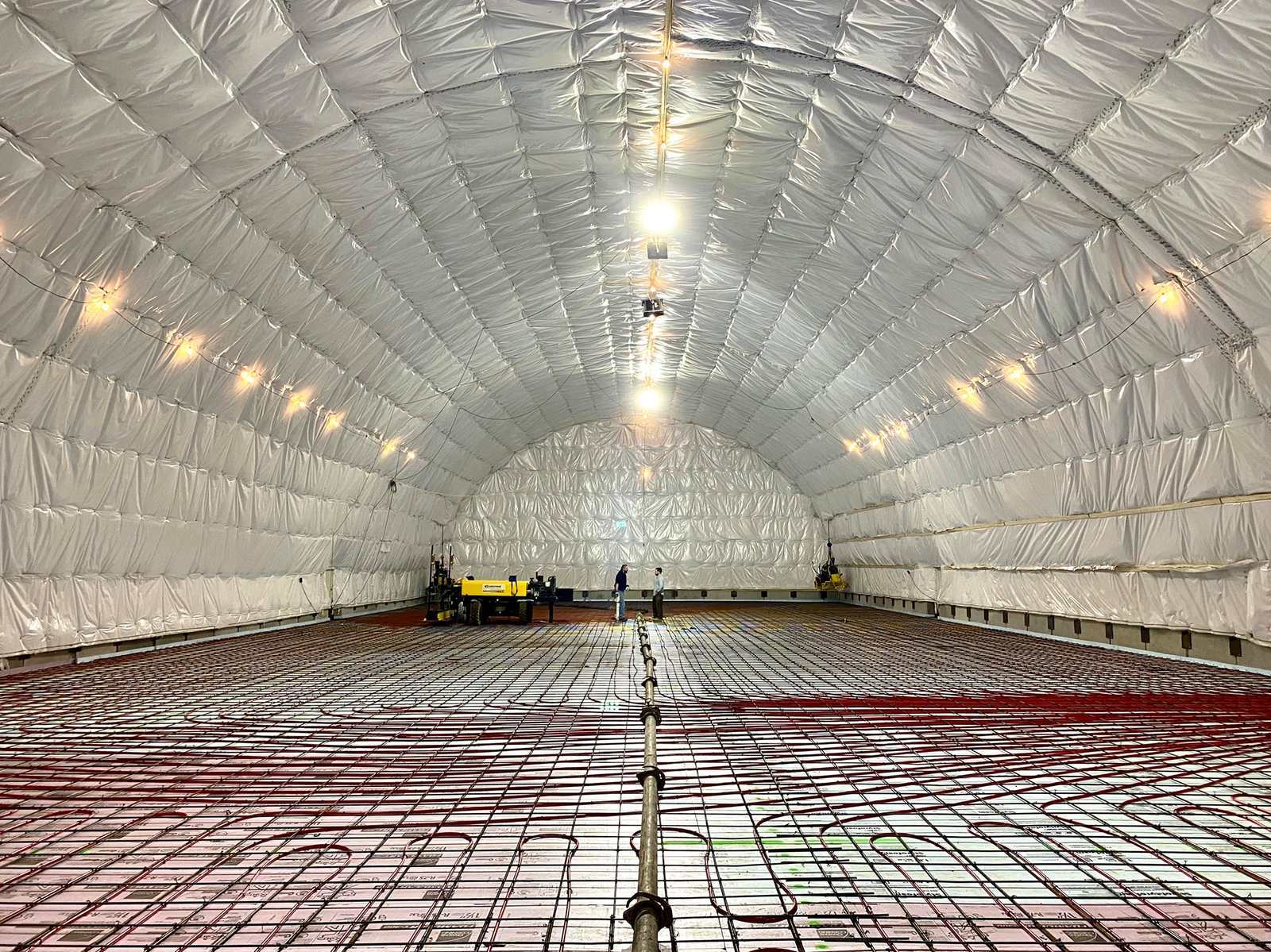 75m (246ft) x 100m Heavy Clear-Span Industrial Fabric Building (FB75)