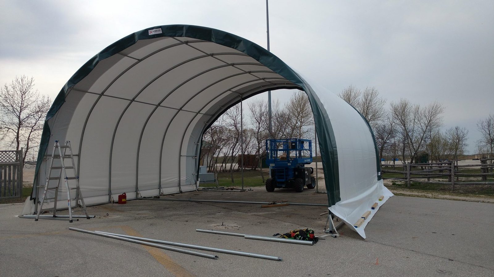 80m (262ft) x 100m Heavy Clear-Span Industrial Fabric Building (FB80)