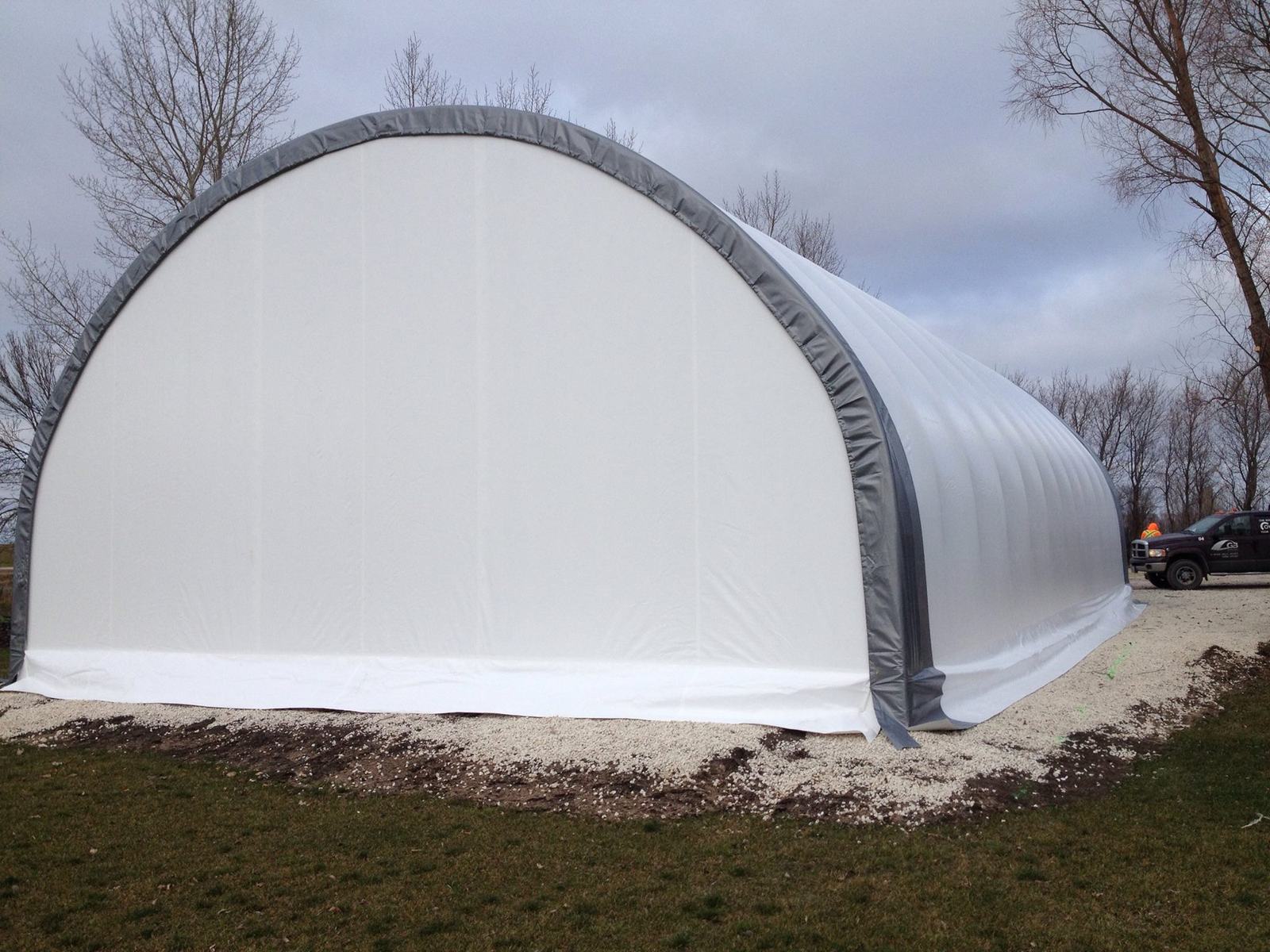 80m (262ft) x 280m Heavy Clear-Span Industrial Fabric Building (FB80)