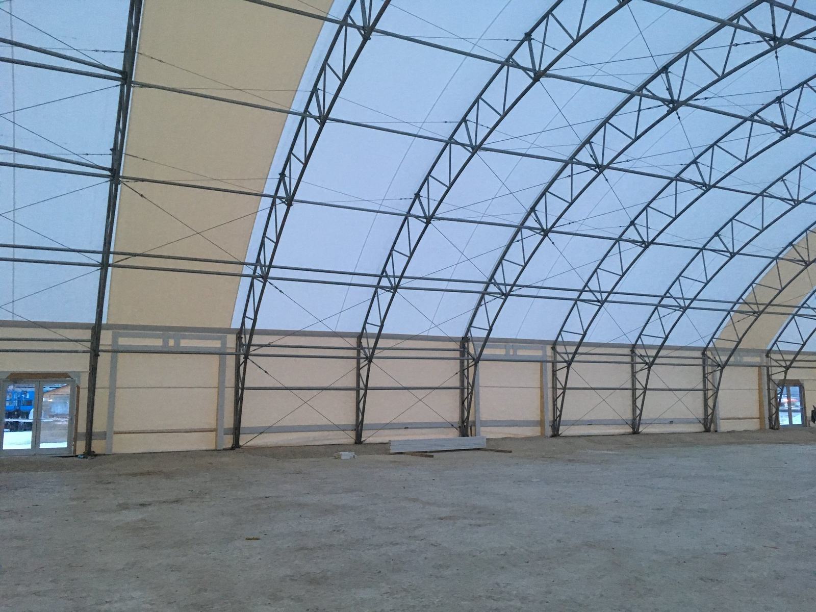 45m (148ft) Non-Standard Lithium Brine Rotary Kiln Canopy - 30m Length
