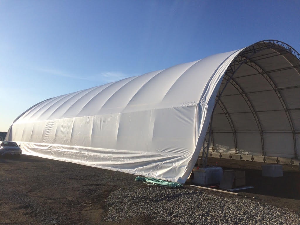 45m (148ft) Non-Standard Lithium Brine Rotary Kiln Canopy - 150m Length