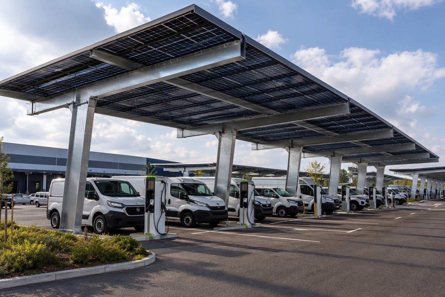Commercial Solar Carports — Distinct Field View 09