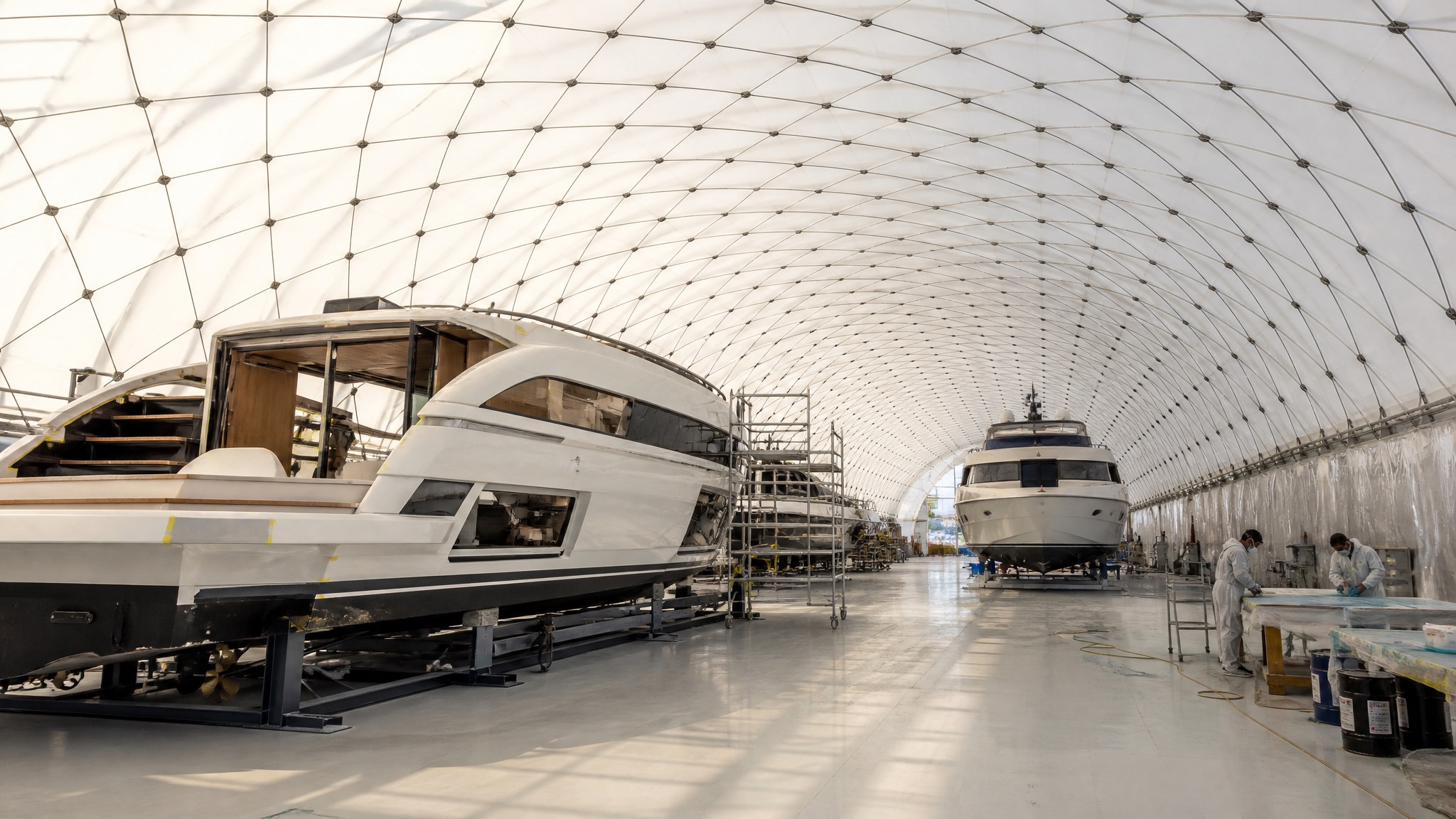 豪华游艇建造/翻修 (luxury motor-yacht construction and refit)