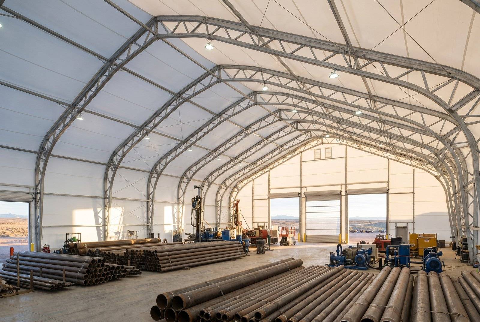 Oil & Gas Industrial Infrastructure Fabric Building Shelter