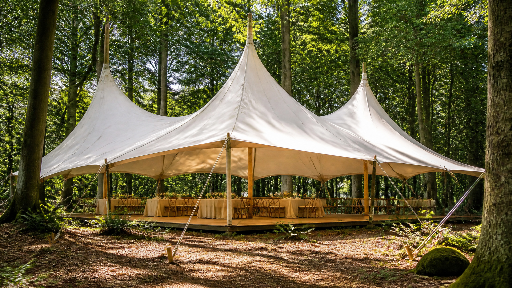 Forest Sailcloth Event Pavilion