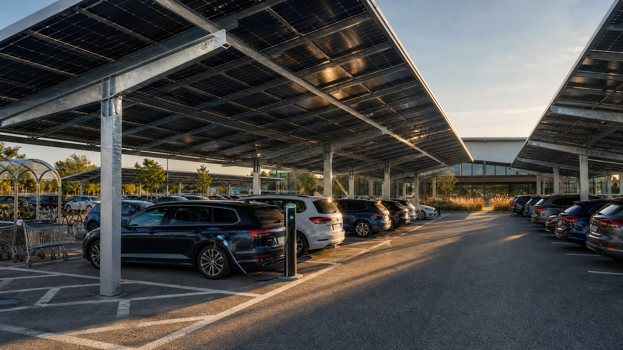 Retail Parking Solar Carport