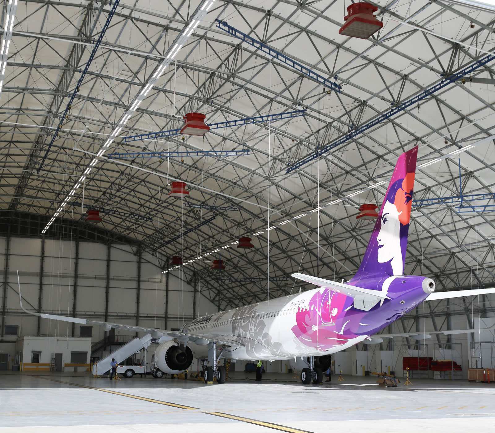 65m (213ft) Wide-Body Commercial Airliner Hangar - 70m Length