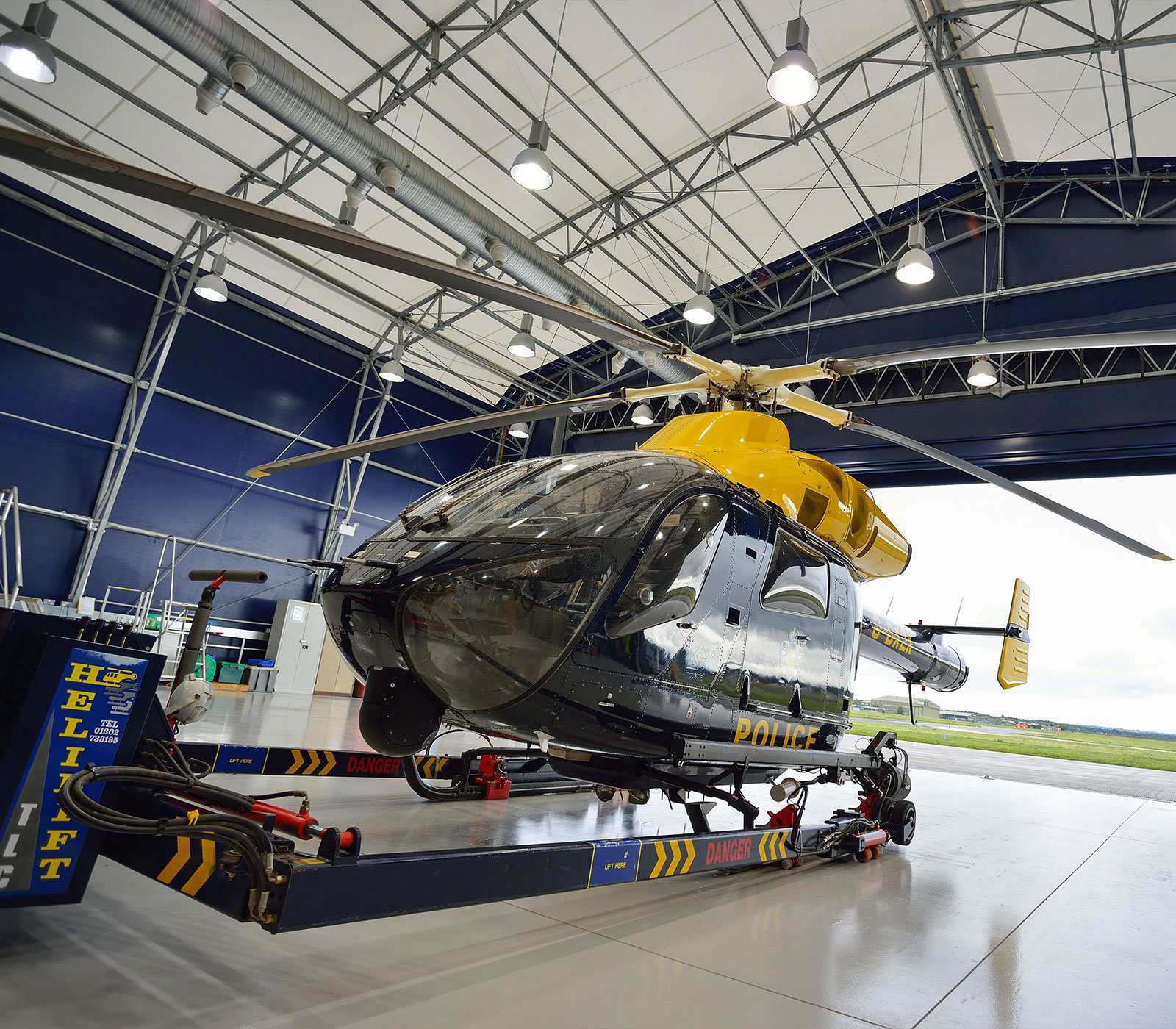 Helicopter & Rotorcraft Tactical Search-and-Rescue Hangar