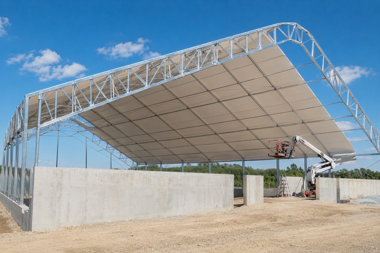 Tension fabric building engineering detail